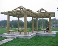 防腐木——凉亭、别墅