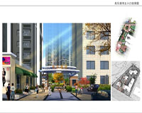 青海园林长乐港湾主入口设计